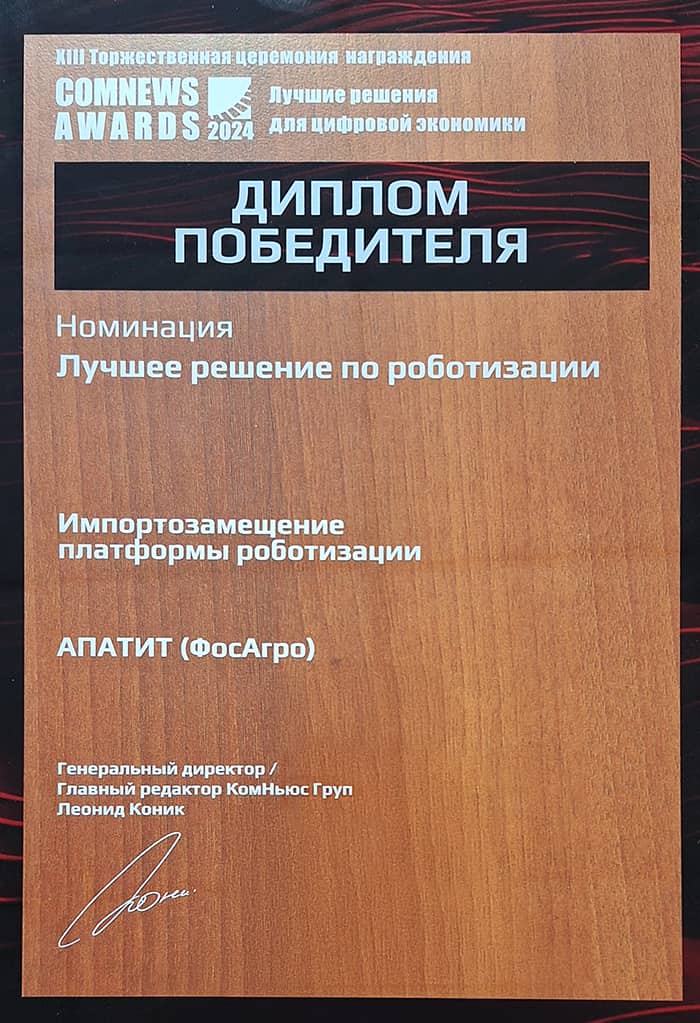 Диплом Победителя